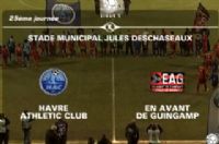 Football Ligue 2 : vidéo du match Havre AC - EA Guingamp du 24 février 2012. Le vendredi 24 février 2012 au Havre. Seine-Maritime. 